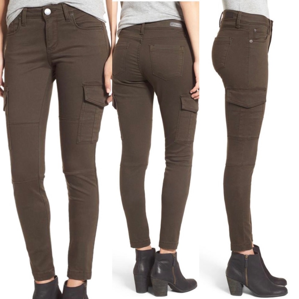 See Thru Soul Cargo Skinny Jeans - Picture 1 of 10